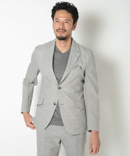 【ACTIVE TAILOR】COOL DOTSメランジプリントジャケット ACTIVE TAILOR COOL