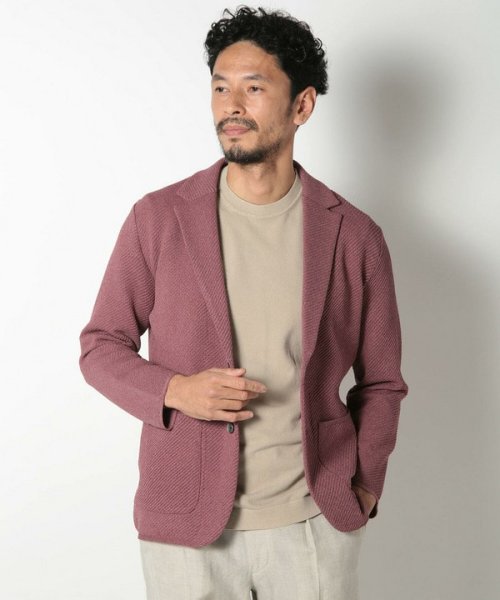 DISTINCTION MEN'S BIGI(ディスティンクションメンズビギ)/メッシュツイルニットジャケット/img04