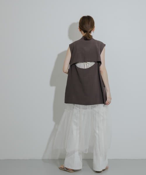 『一部WEB限定カラー』『UR TECH DRYLUXE』リネンライクバックデザインジレ 人気・おすすめ｜売れ筋商品・話題商品におすすめ 品質チェック済み 安心配送 本日出荷・最短翌日到着