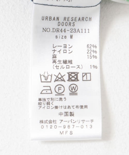 URBAN RESEARCH DOORS(アーバンリサーチドアーズ)/ギャザーチュニックシャツ/img36