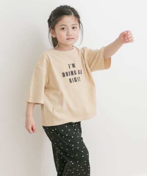 URBAN RESEARCH DOORS（Kids）(アーバンリサーチドアーズ（キッズ）)/製品染めフロッキープリントロゴTシャツ(KIDS)(105－135cm)/img02