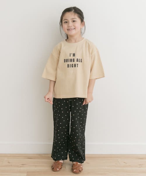 URBAN RESEARCH DOORS（Kids）(アーバンリサーチドアーズ（キッズ）)/製品染めフロッキープリントロゴTシャツ(KIDS)(105－135cm)/img04