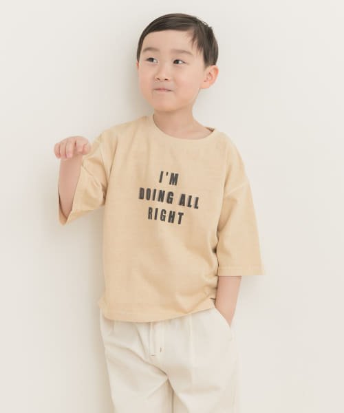 URBAN RESEARCH DOORS（Kids）(アーバンリサーチドアーズ（キッズ）)/製品染めフロッキープリントロゴTシャツ(KIDS)(105－135cm)/img09