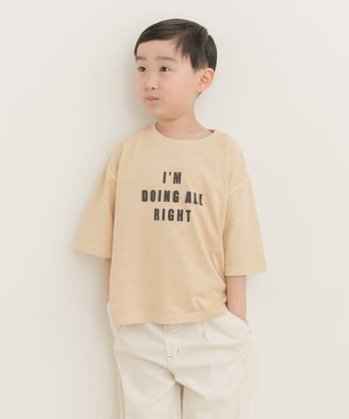 URBAN RESEARCH DOORS（Kids）(アーバンリサーチドアーズ（キッズ）)/製品染めフロッキープリントロゴTシャツ(KIDS)(105－135cm)/img10