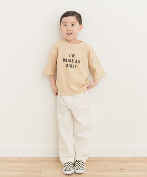 URBAN RESEARCH DOORS（Kids）(アーバンリサーチドアーズ（キッズ）)/製品染めフロッキープリントロゴTシャツ(KIDS)(105－135cm)/img12