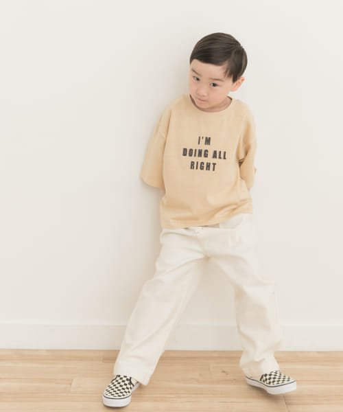 URBAN RESEARCH DOORS（Kids）(アーバンリサーチドアーズ（キッズ）)/製品染めフロッキープリントロゴTシャツ(KIDS)(105－135cm)/img13