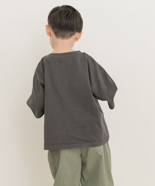 URBAN RESEARCH DOORS（Kids）(アーバンリサーチドアーズ（キッズ）)/製品染めフロッキープリントロゴTシャツ(KIDS)(105－135cm)/img22