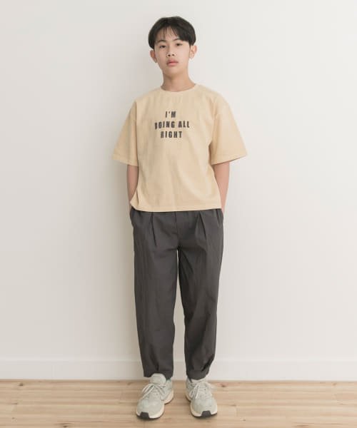 URBAN RESEARCH DOORS（Kids）(アーバンリサーチドアーズ（キッズ）)/『WEB/一部店舗限定』製品染めフロッキープリントロゴTシャツ(KIDS)(150cm)/img05