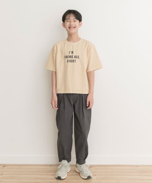 URBAN RESEARCH DOORS（Kids）(アーバンリサーチドアーズ（キッズ）)/『WEB/一部店舗限定』製品染めフロッキープリントロゴTシャツ(KIDS)(150cm)/img07