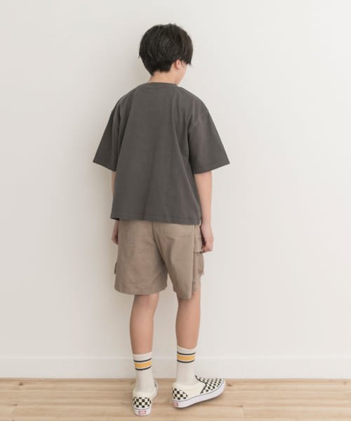 URBAN RESEARCH DOORS（Kids）(アーバンリサーチドアーズ（キッズ）)/『WEB/一部店舗限定』製品染めフロッキープリントロゴTシャツ(KIDS)(150cm)/img19