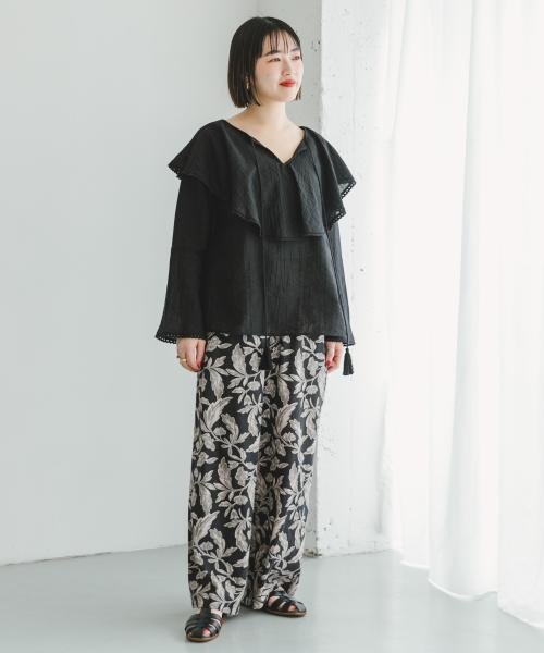 ITEMS URBANRESEARCH(アイテムズ アーバンリサーチ（レディース）)/ラッフルブラウス/img11