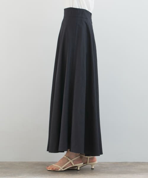 バックファスナーリネン混ロングスカート 人気・おすすめ｜使いやすい・旅行におすすめ 品質保証 全国発送 在庫限り