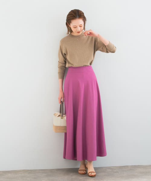 バックファスナーリネン混ロングスカート 人気・おすすめ｜使いやすい・旅行におすすめ 品質保証 全国発送 在庫限り