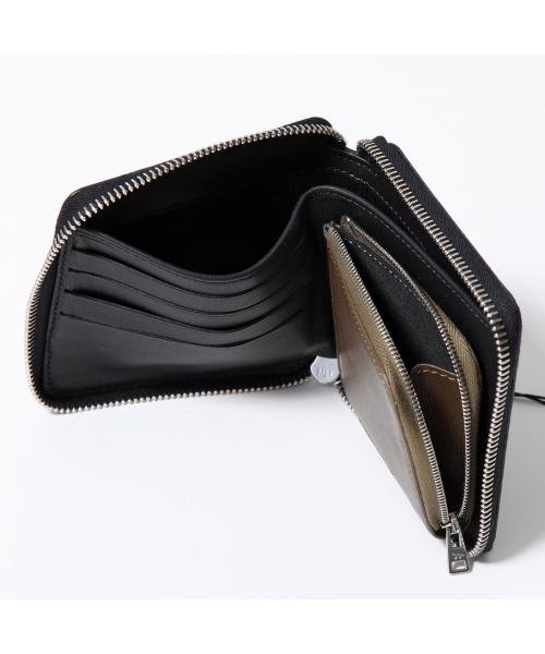 MAISON KITSUNE 二つ折り財布 LM05346LC0038 スクエアジップ MAISON KITSUNE 二つ折り財布 LM05346LC0038