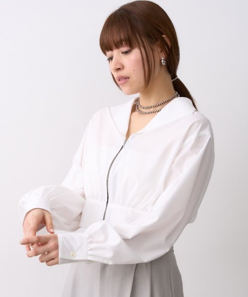 DRESSTERIOR(ドレステリア)/CODE A｜front zip short blouse/img08