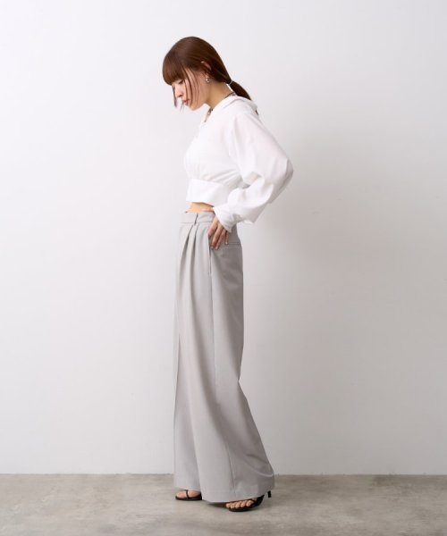 DRESSTERIOR(ドレステリア)/CODE A｜front zip short blouse/img10