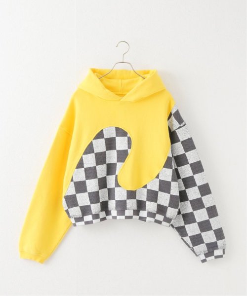 JOURNAL STANDARD(ジャーナルスタンダード)/【ERL / イーアールエル】 MEN YELLOW CHECKER SWIRL HOODIE KNIT/img02