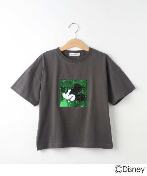 SHOO・LA・RUE(Kids) (シューラルーキッズ)/【DISNEY】スパンコール刺繍Tシャツ/img01