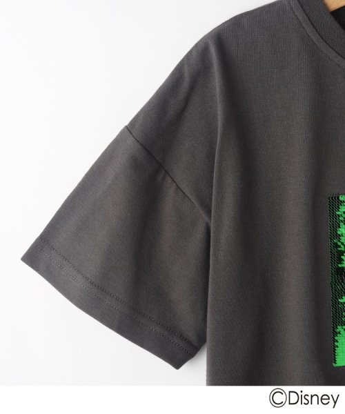 SHOO・LA・RUE(Kids) (シューラルーキッズ)/【DISNEY】スパンコール刺繍Tシャツ/img07