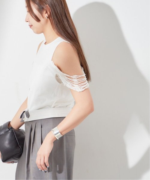 journal standard  L'essage (ジャーナルスタンダード　レサージュ)/【THE FLATS/ザ フラッツ】CUT OFF SLEEVE T：Tシャツ/img07