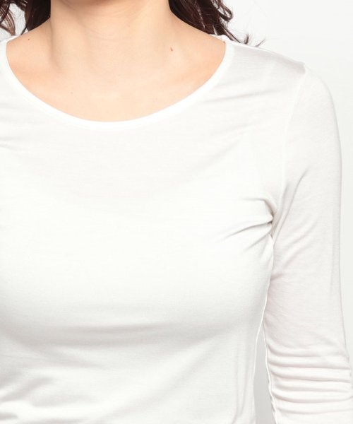 BENETTON (women)(ベネトン（レディース）)/ビスコースUネック長袖Tシャツ・カットソー/img07