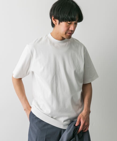 URBAN RESEARCH DOORS(アーバンリサーチドアーズ)/『UR TECH』防汚加工モックネックTシャツ/img10