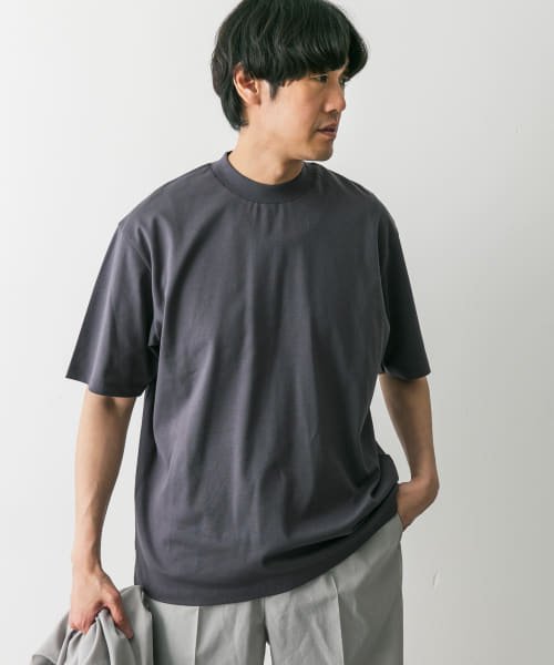 URBAN RESEARCH DOORS(アーバンリサーチドアーズ)/『UR TECH』防汚加工モックネックTシャツ/img23