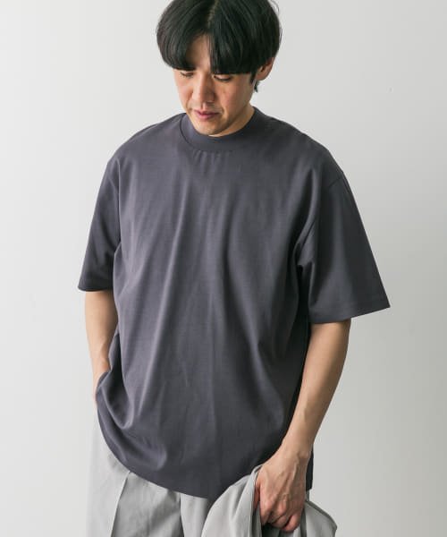 URBAN RESEARCH DOORS(アーバンリサーチドアーズ)/『UR TECH』防汚加工モックネックTシャツ/img24