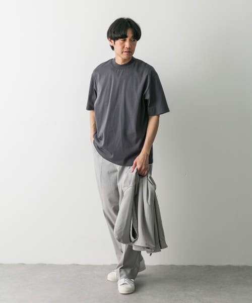 URBAN RESEARCH DOORS(アーバンリサーチドアーズ)/『UR TECH』防汚加工モックネックTシャツ/img30