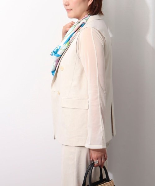 【manipuri/マニプリ】シルクプリントスカーフ65（コラージュバルーンヒストリー） 