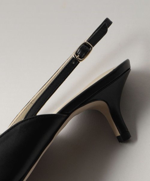 ウェーブラインバックベルト パンプス45↓↑ あらかじめご了承ください