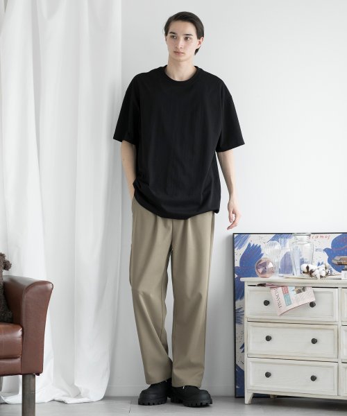 aimoha(aimoha（アイモハ）)/aimoha men SLIM STRAIGHT SLACKS スリムストレートスラックス/img15