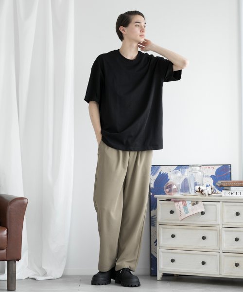 aimoha(aimoha（アイモハ）)/aimoha men SLIM STRAIGHT SLACKS スリムストレートスラックス/img17