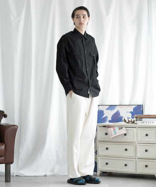 aimoha(aimoha（アイモハ）)/aimoha men SLIM STRAIGHT SLACKS スリムストレートスラックス/img26