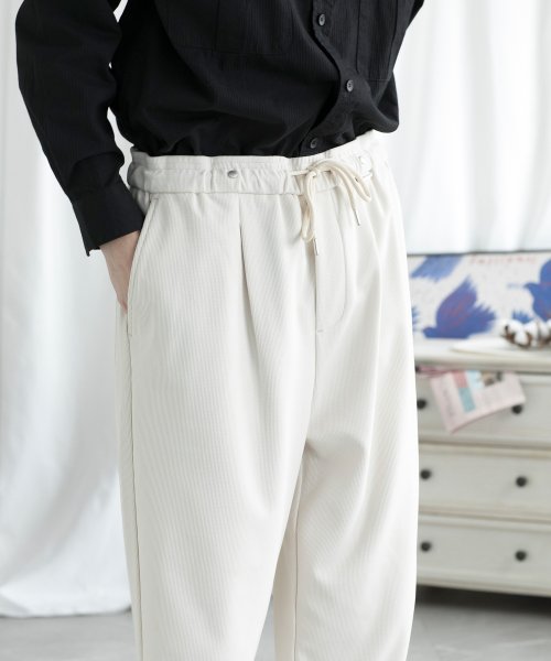 aimoha(aimoha（アイモハ）)/aimoha men SLIM STRAIGHT SLACKS スリムストレートスラックス/img30