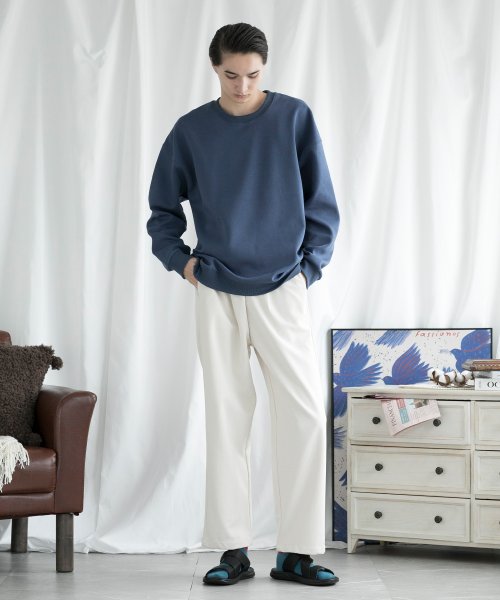 aimoha(aimoha（アイモハ）)/aimoha men SLIM STRAIGHT SLACKS スリムストレートスラックス/img34