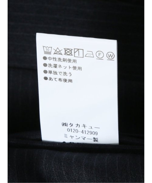 TAKA-Q(タカキュー)/ストレッチウォッシャブル レギュラーフィット 2ボタン2パンツスーツ ストライプ メンズ セットアップ ジャケット ビジネス カジュアル 通勤 仕事紺/img15