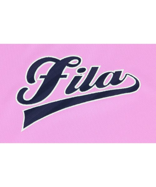 FILA（ZETT Ladies）(フィラ（ゼット　レディース）)/【テニス】パイルメッシュボーダー バックホールメッシュ アップリケTシャツ　レディース/img09