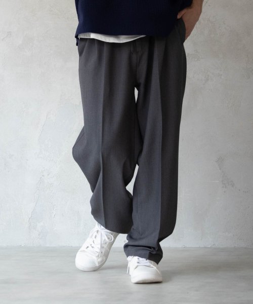 MAC HOUSE(men)(マックハウス（メンズ）)/URBAN COLLECTION アーバンコレクション ワイドスラックス 24UC－YGM003/img01