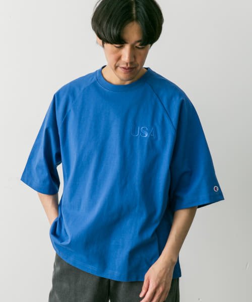 URBAN RESEARCH DOORS(アーバンリサーチドアーズ)/『別注』Champion×DOORS　RAGLAN USA T－Shirts/img26