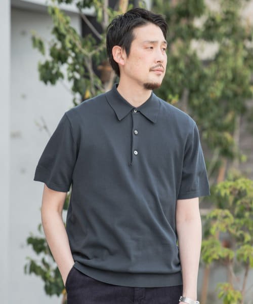 URBAN RESEARCH DOORS(アーバンリサーチドアーズ)/『UR TECH ひやサラクール』LIFE STYLE TAILOR　ニットポロシャツ/img15