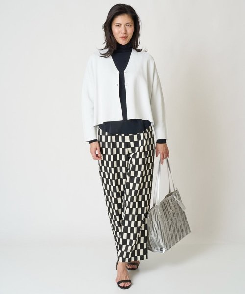 ダブルフェイスニットカーディガン 