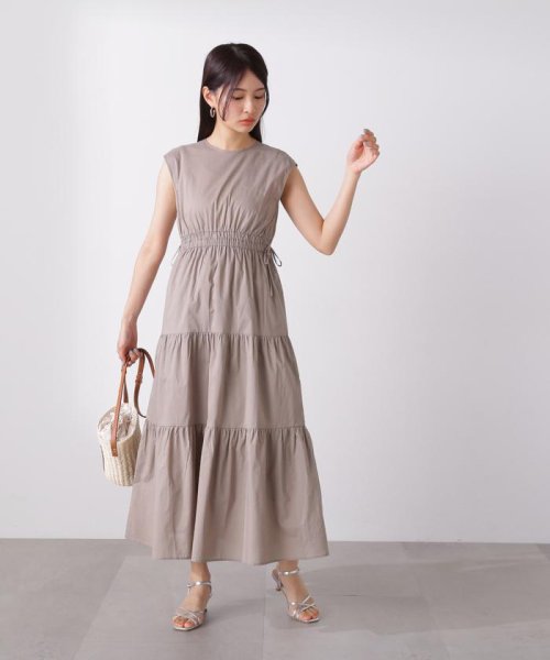 N Natural Beauty Basic(エヌナチュラルビューティベーシック)/コットンボイルウエストギャザーワンピース《S Size Line》/img15