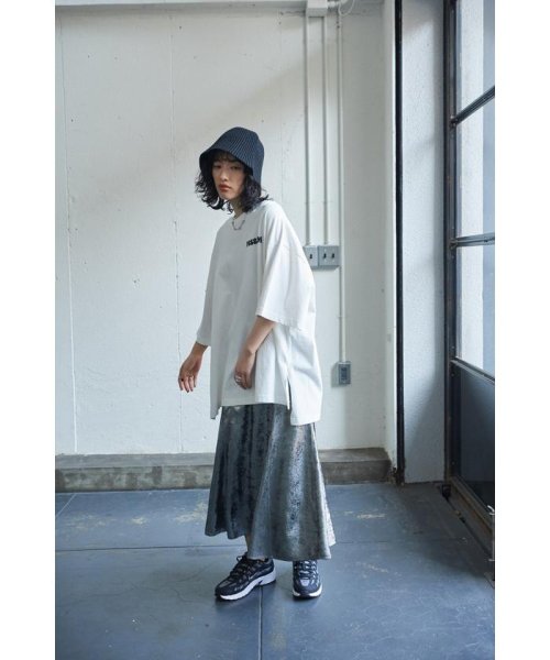 セミフレアメタリックスカート(506013392) | ローズバッド(ROSE BUD  