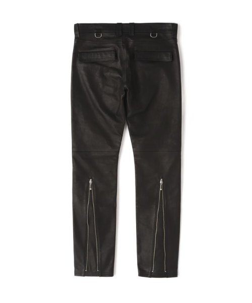 LHP(エルエイチピー)/Blackmeans/ブラックミーンズ/BASIC RIDER PANTS COW LEATHER/img06