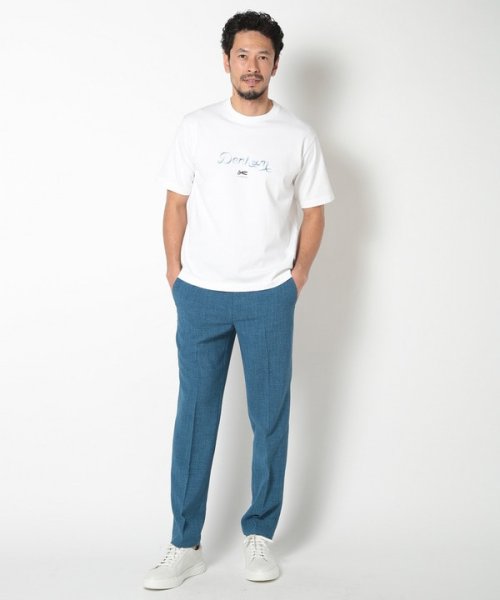 Men's Bigi(メンズビギ)/【DENHAM/デンハム】別注グラデーションロゴ刺繍Tシャツ/img03