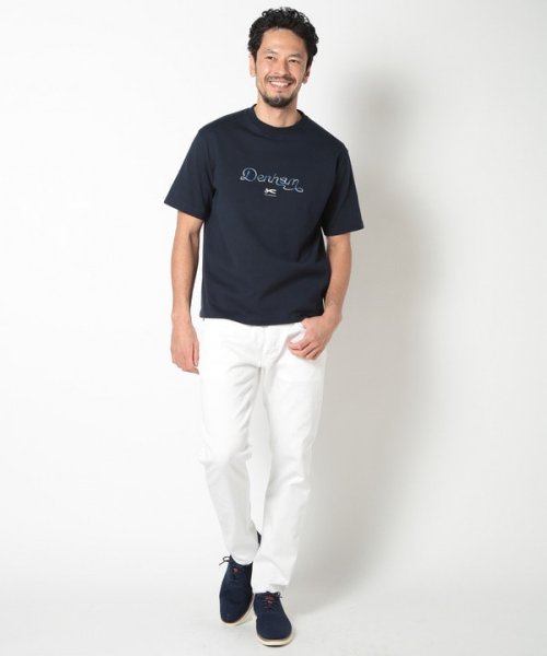 Men's Bigi(メンズビギ)/【DENHAM/デンハム】別注グラデーションロゴ刺繍Tシャツ/img05