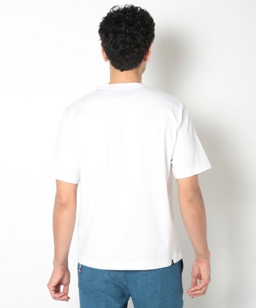 Men's Bigi(メンズビギ)/【DENHAM/デンハム】別注グラデーションロゴ刺繍Tシャツ/img06