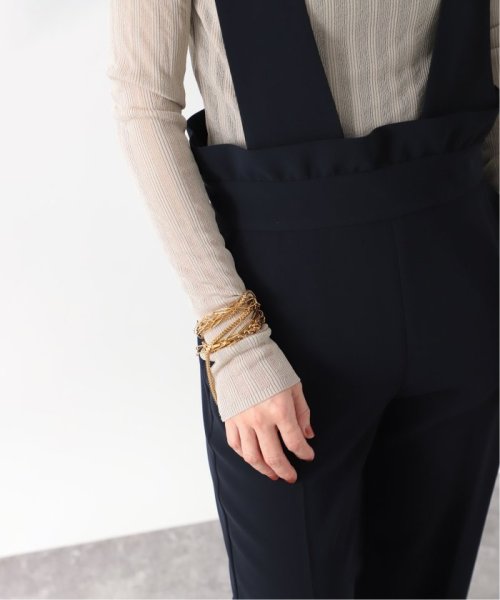 Vis/NY シアーリブプルオーバー VERMEIL par レーヨン 縮み 洗濯による