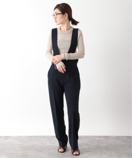 Vis/NY シアーリブプルオーバー VERMEIL par レーヨン 縮み 洗濯による